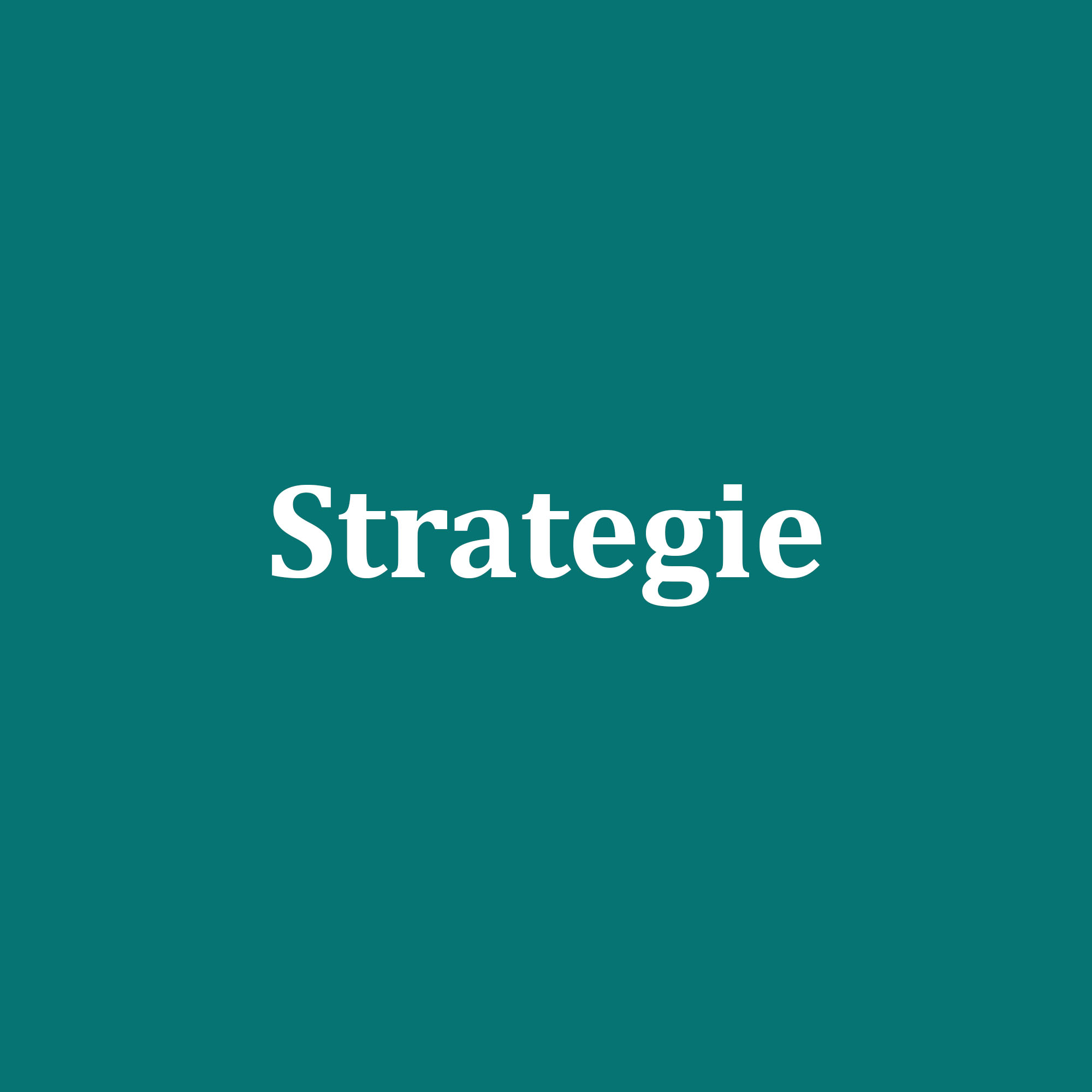 Strategie