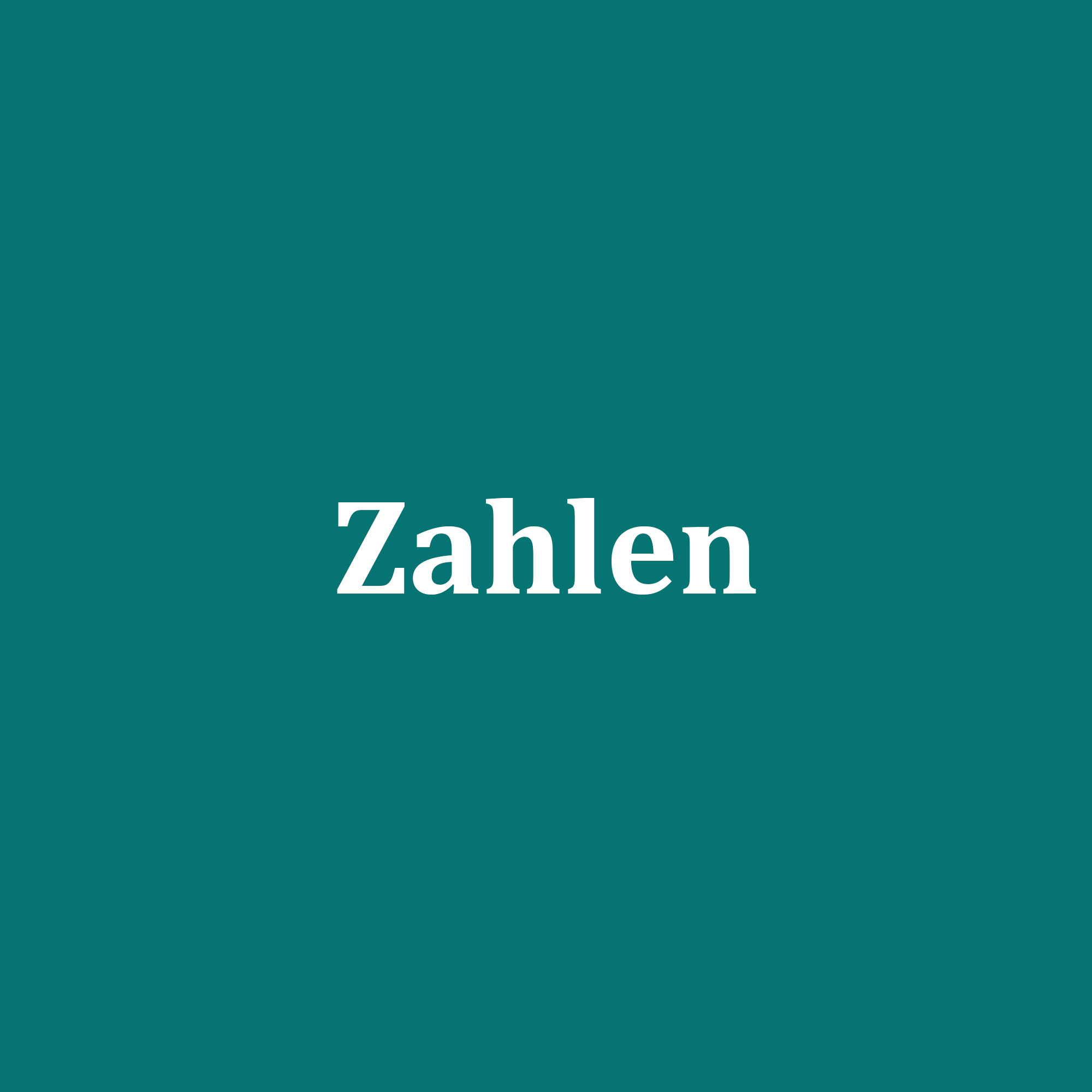 Zahlen